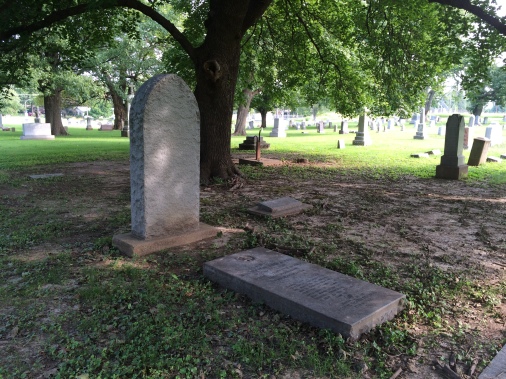 grave markers together